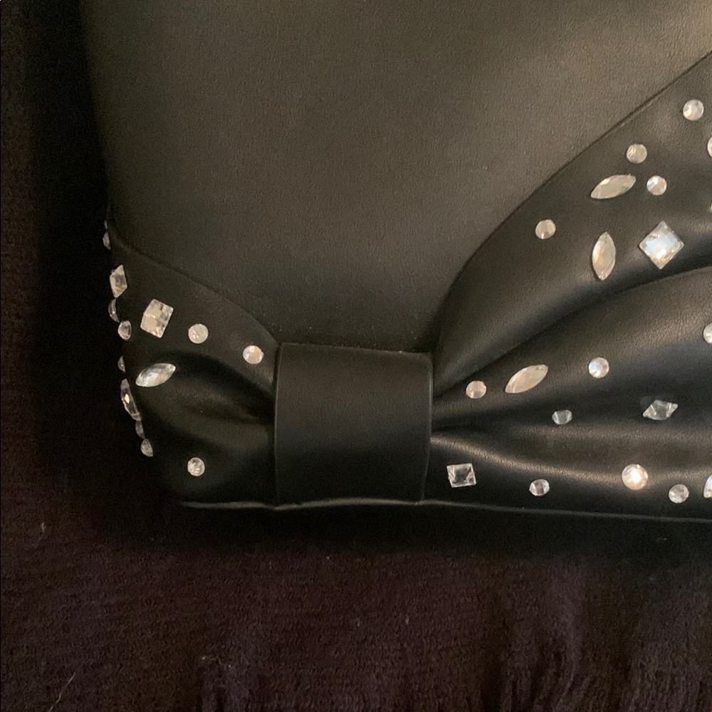 Elegant Black Studded Women's Bag from Christian Siriano - Picture 3 of 11